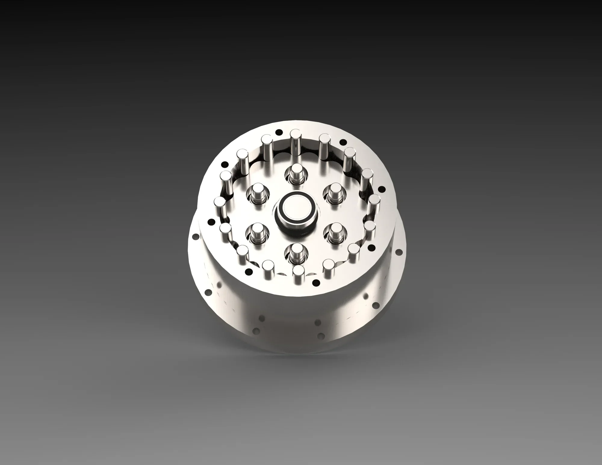 Cycloidal drive — render