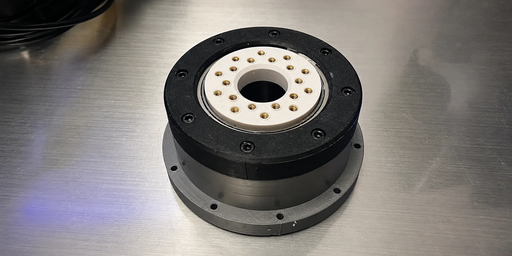 Wave-drive gearbox — as built